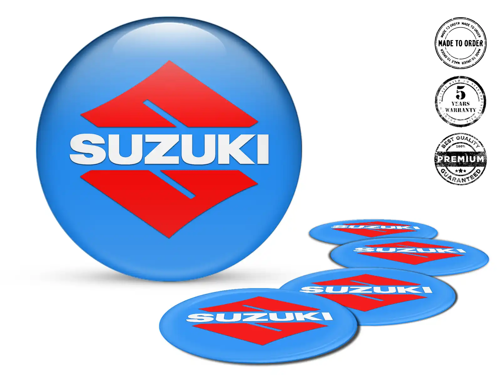 Suzuki Wheel Decals High-Performance Stellar Grid